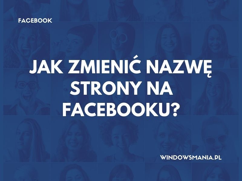 как да променя името на страница във Facebook