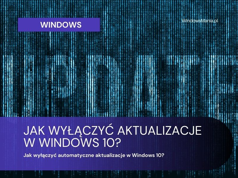 cómo desactivar las actualizaciones automáticas en Windows 10