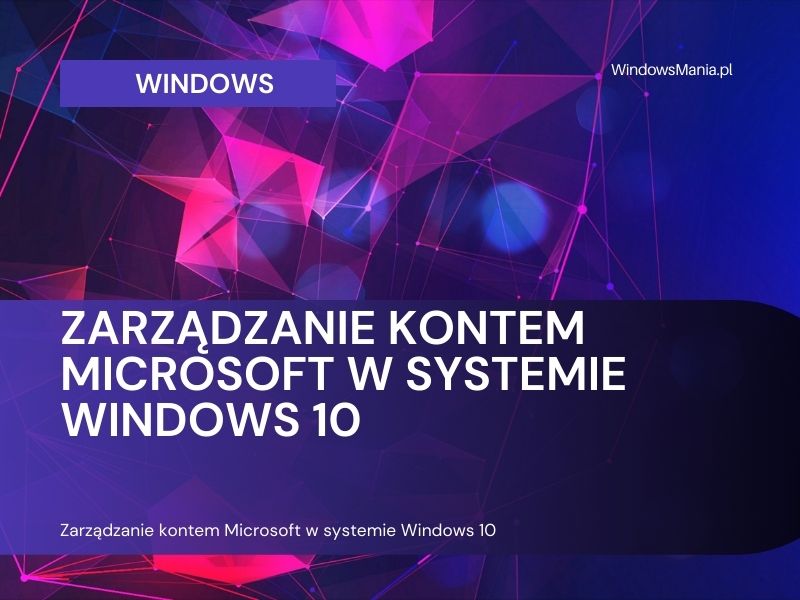 upravljanje Microsoftovim računom u sustavu Windows 10